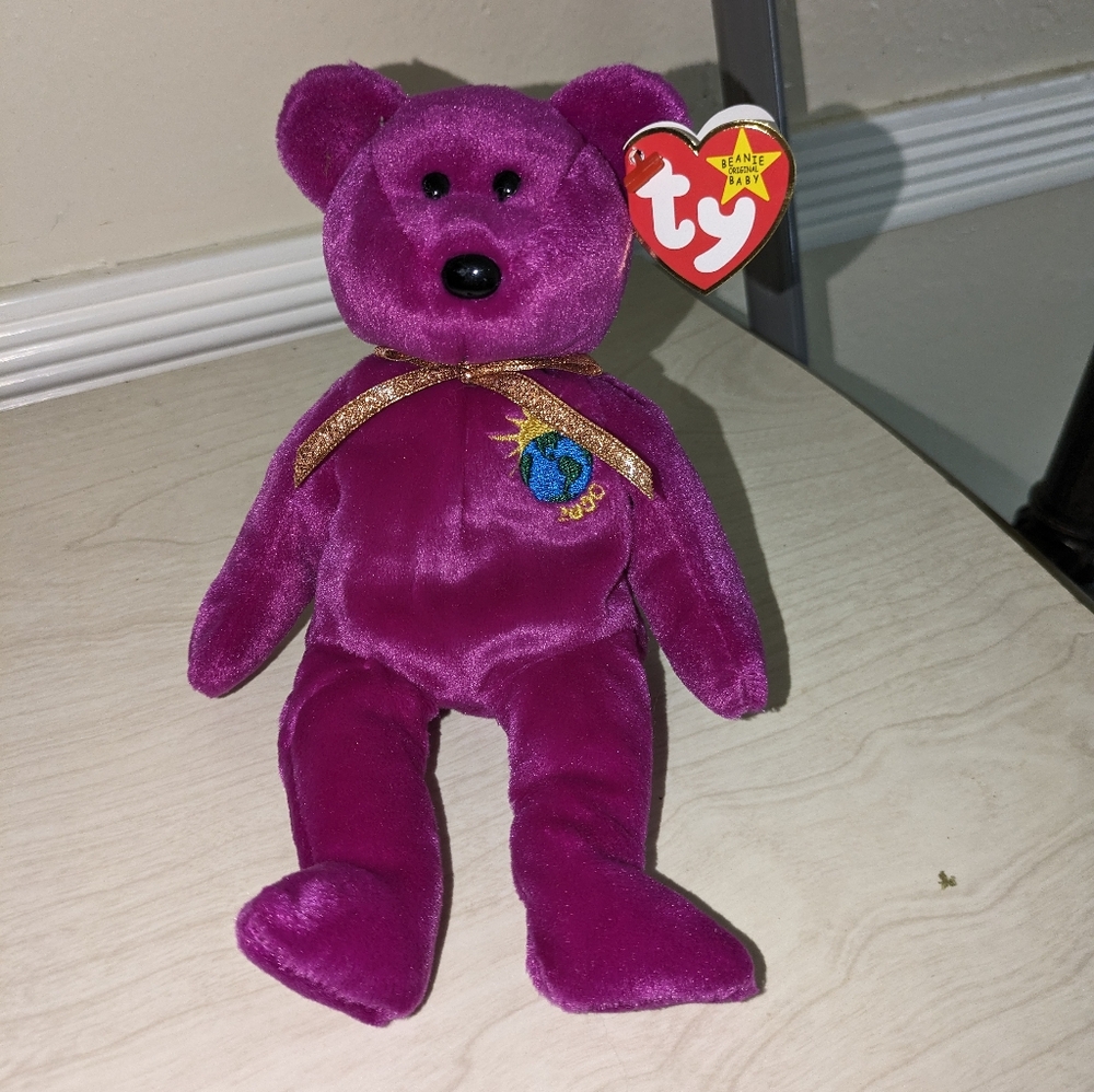 ✨ Rare Millennium Beanie Baby - Tag Errors - Mint Condition ✨
